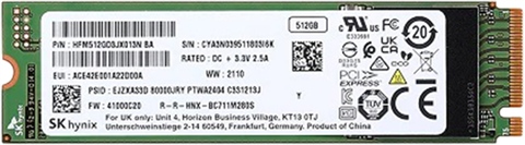 SK hynix BC711 512GB M.2 NVMe SSD　② SK Hynix BC711 HFM512GD3JX013N 512GB M.2 2280 NVMe SSD - CeX (AU